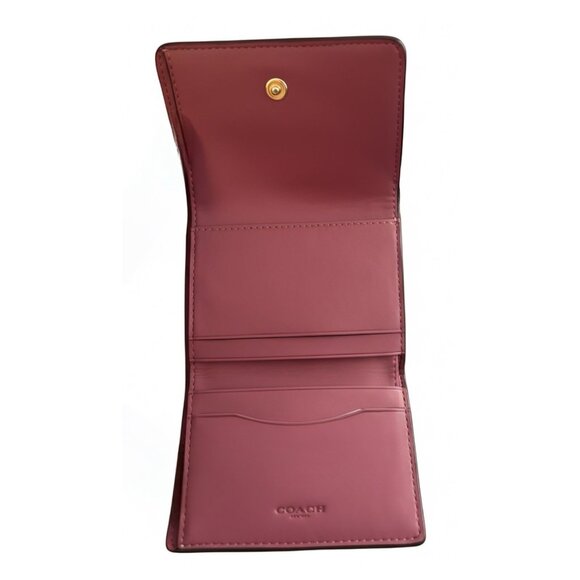 NWT Coach Small Trifold Leather Wallet - Picture 4 of 6